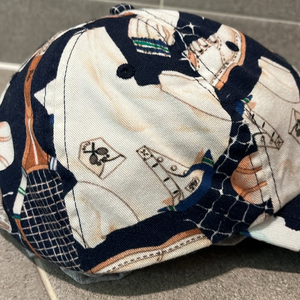 Polo Ralph Lauren Wimbledon Tennis Hat Cap Strap Back One Size - Picture 7 of 16